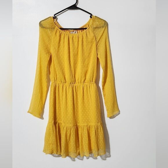 H&M Yellow Long Sleeve Dress - Picture 3 of 3